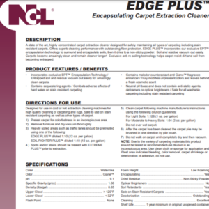 Cleaning Chemical Encapsulating Carpet : Edge Plus – Made in USA