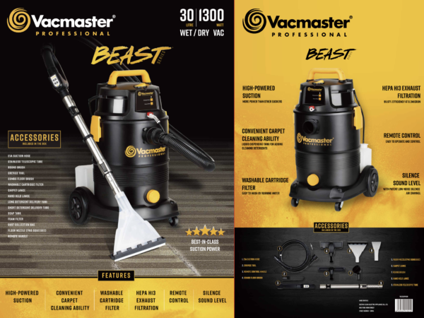 Carpet Extractor & Injector with (HEPA Filter) Vacuum 3 in 1 - Image 4