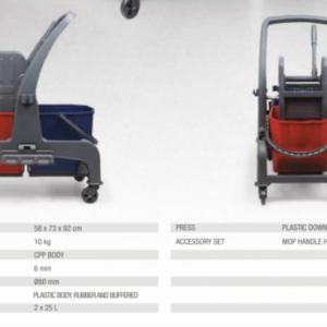 Jet Cleaning Set With Two Buckets & Press PROCART JET 720S